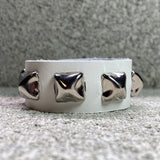 Leather Studded Cuff: Single