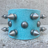 Aqua Grunge Cuff