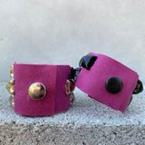 Pink Topaz Studded Cuff