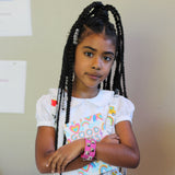 Pink Topaz Studded Cuff